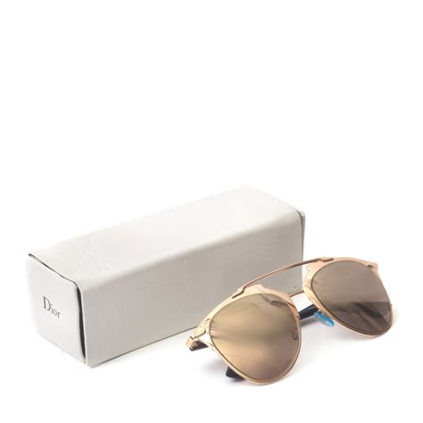 Christian Dior Rose Gold Reflected Sunglasses 3210R